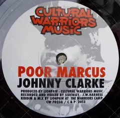 Johnny Clarke Cultural Warriors Music – Poor Marcus (Vinyl, 7")