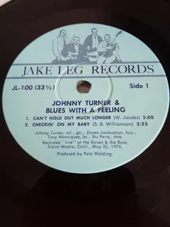Johnny Turner – Blues With A Feeling (Vinyl, 7")
