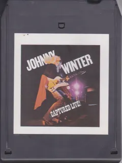 Johnny Winter – Captured Live! (8-Track Cartridge, Album)