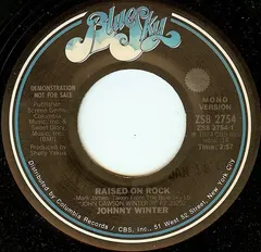 Johnny Winter – Raised On Rock (Vinyl, 7")
