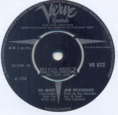 Jon Hendricks – No More (Vinyl, 7")