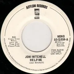 Joni Mitchell – Help Me (Vinyl, 7")