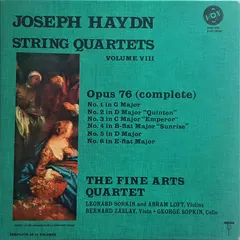 Joseph Haydn, The Fine Arts Quartet – String Quartets Volume VIII (Op.76 Complete) (Vinyl, LP)