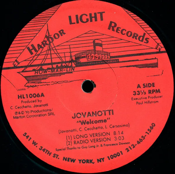 Jovanotti – Welcome / Yo