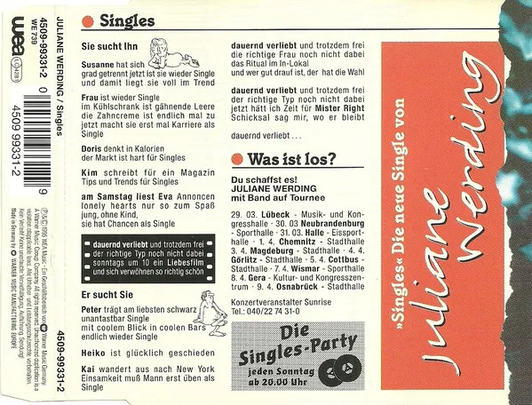 Juliane Werding – Singles