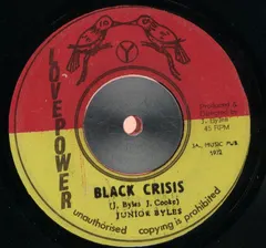 Junior Byles – Black Crisis (Vinyl, 7")