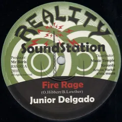 Junior Delgado – Fire Rage (Vinyl, 12")