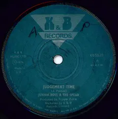 Junior Ross & The Spears – Judgement Time / Version (Vinyl, 7")