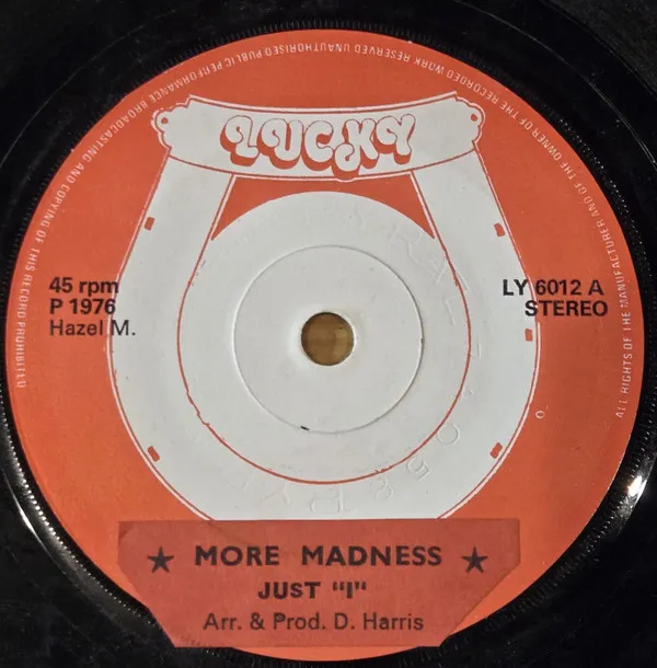 Just "I" – More Madness