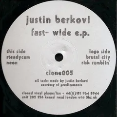 Justin Berkovi – Fast- Wide E.P. (Vinyl, 12")