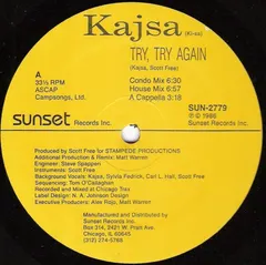 Kajsa (2) – Try, Try Again (Vinyl, 12")