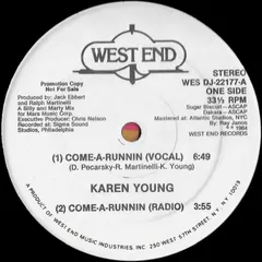 Karen Young – Come-A-Runnin (Vinyl, 12")