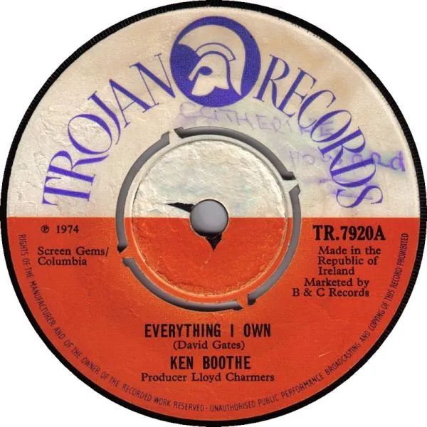Ken Boothe – Everything I Own