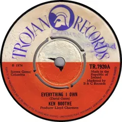 Ken Boothe Trojan Records – Everything I Own (Vinyl, 7")