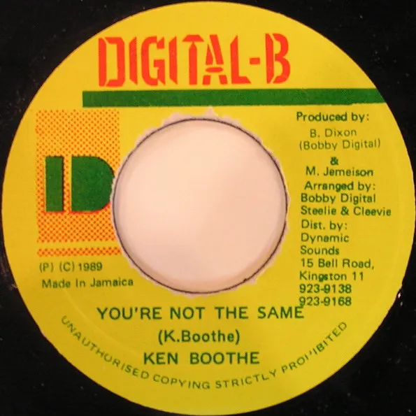 Ken Boothe – You're Not The Same