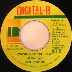 Ken Boothe – You're Not The Same (Vinyl, 7")