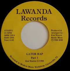 Ken Warren – Gator Rap (Vinyl, 7")