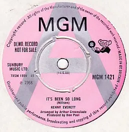 Kenny Everett – It's Been So Long / Without Her