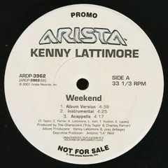 Kenny Lattimore – Weekend (Vinyl, 12")