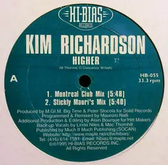 Kim Richardson – Higher (Vinyl, 12")