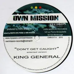 King General – Don't Get Caught (Vinyl, 10")