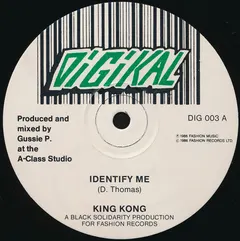 King Kong – Identify Me (Vinyl, 12")