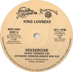King Lovsexx – Sexxercise (Vinyl, 12")