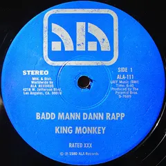 King Monkey – Badd Mann Dann Rapp (Vinyl, 12")