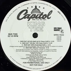 King Tee – Bus Dat Ass / Tha Great (Vinyl, 12")