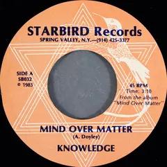 Knowledge (8) – Mind Over Matter (Vinyl, 7")