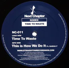 Kodex* – Time To Waste (Vinyl, 12")