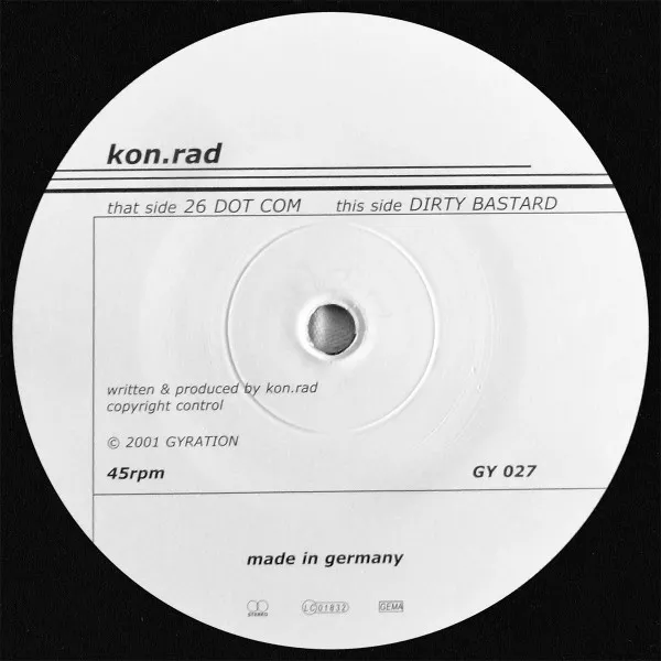 Kon.Rad – 26 Dot Com / Dirty Basstard