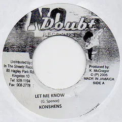 Konshens – Let Me Know (Vinyl, 7")