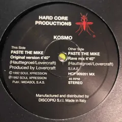Kosmo – Paste The Mike (Vinyl, 12")