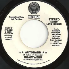 Kraftwerk Vertigo – Autobahn (Vinyl, 7")