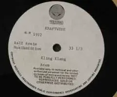 Kraftwerk – Kling Klang (Acetate, 16")
