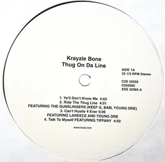 Krayzie Bone – Thug On Da Line (Vinyl, LP)