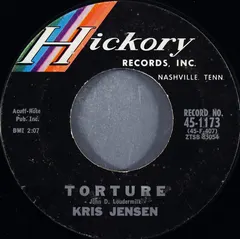 Kris Jensen Hickory Records – Torture (Vinyl, 7")