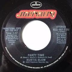 Kurtis Blow – Party Time (Vinyl, 7")