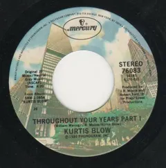 Kurtis Blow – Throughout Your Years (Vinyl, 7")