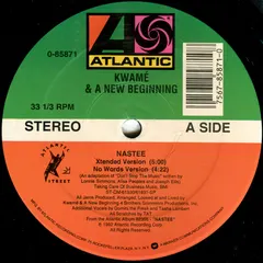 Kwamé & A New Beginning Atlantic – Nastee (Vinyl, 12")