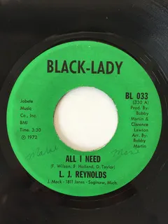 L.J. Reynolds* – All I Need (Vinyl, 7")