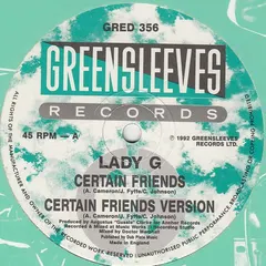 Lady G – Certain Friends (Vinyl, 12")