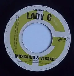 Lady G – Moschino & Versace (Vinyl, 7")