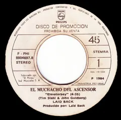 Laid Back – El Muchacho Del Ascensor = Elevatorboy (Vinyl, 7")