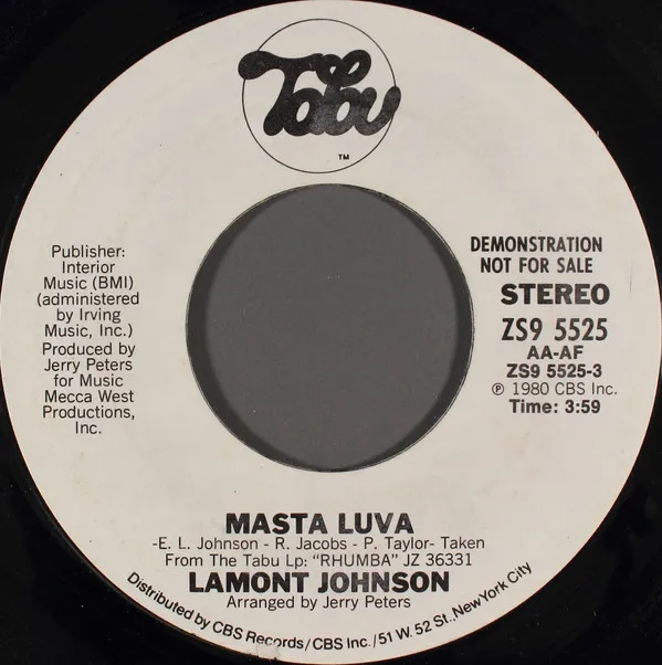 Lamont Johnson – Masta Luva