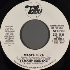 Lamont Johnson – Masta Luva (Vinyl, 7")