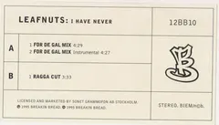 Leafnuts – I Have Never (Vinyl, 12")