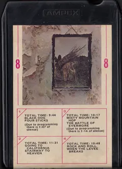 Led Zeppelin – Untitled (8-Track Cartridge, Album)