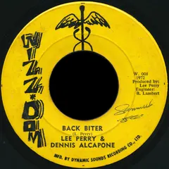 Lee Perry & Dennis Alcapone / The Upsetters – Back Biter / Back Biter (Version) (Vinyl, 7")